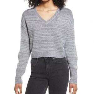 New BP. V-Neck Crop Sweater size large